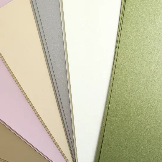 Luxury Shimmer Cardstock - Antique {4}