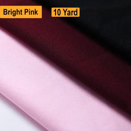 Gabardine Solid 100% Poly Woven Bright Pink {1}