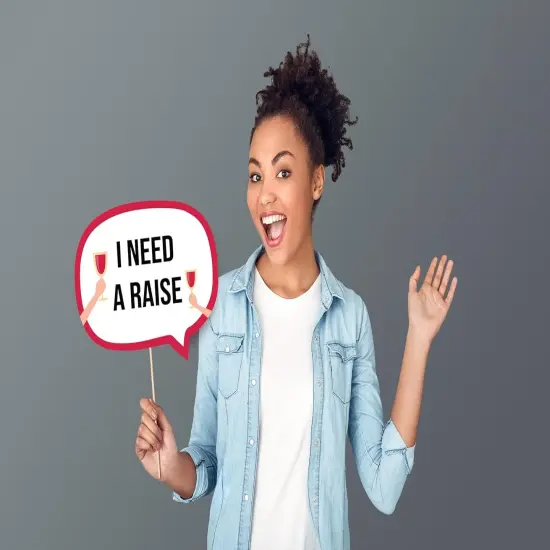 Office Party Photo Booth Kit - Corporate Party Decorations - Selfie Props with Sticks - 10pcs {3}