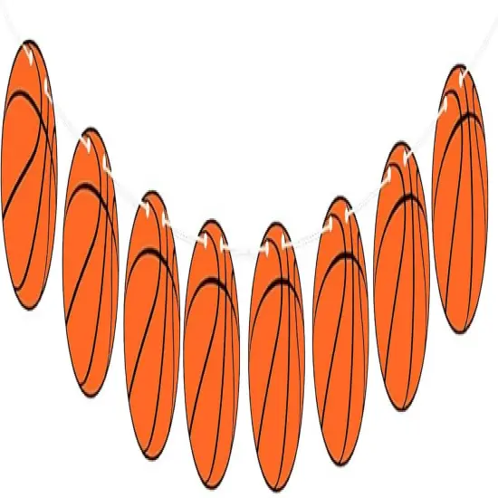 Basketball Banners, Basketball Themed Party Decorations, Kids Teenagers Boys Men Birthday Banner Basketball Party Decoration {1}