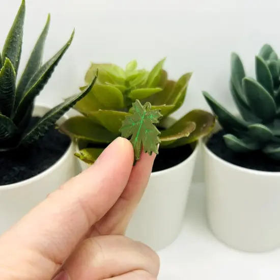 1, 4, or 20 Pieces: Green Maple Leaf Charms {5}