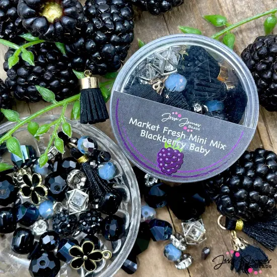 Jesse James Beads Mini Bead Mix in Blackberry Baby {4}
