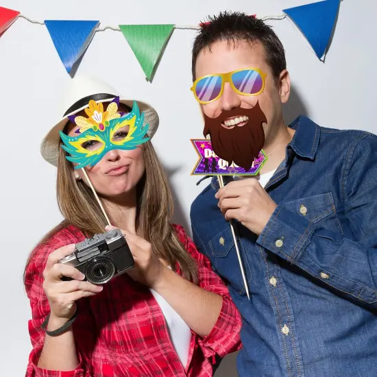 37 PCS 70s Photo Booth Props - 70s Party Decor, Disco Props & Backdrop {4}