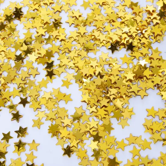 Star Confetti Table Confetti Metallic Foil Stars Sequin for Party Wedding Decorations, 30 Grams/ 1 ounce (Gold) {2}