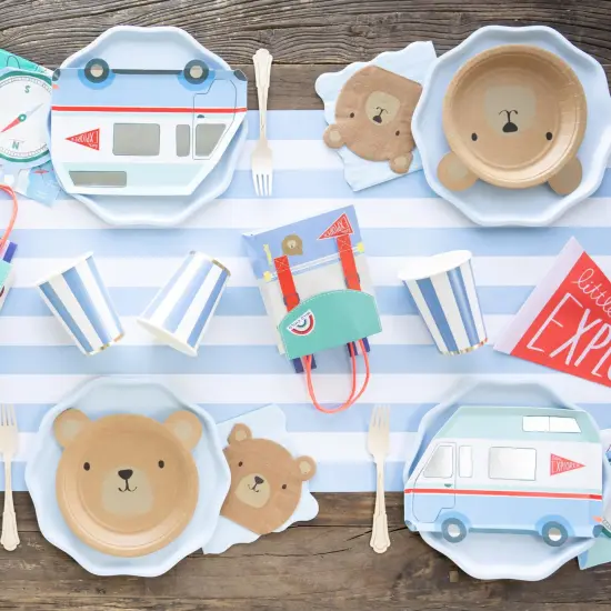 SKY BLUE ECO LARGE NAPKINS {5}