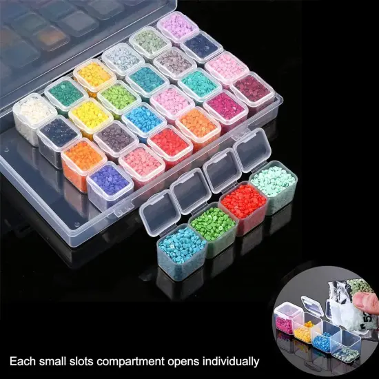 22 Pieces 5D Diamonds Painting Tools and Accessories Kits with Diamond Painting Roller and Diamond Embroidery Box for Adults {3}