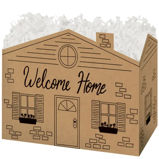 Pack/6: Welcome Home Basket Box - 6-3/4 x 4 x 5" {1}