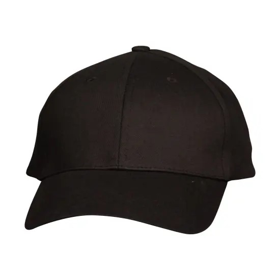 Prime Line&reg; Structured Stretch Fitted Cap BLACK {1}