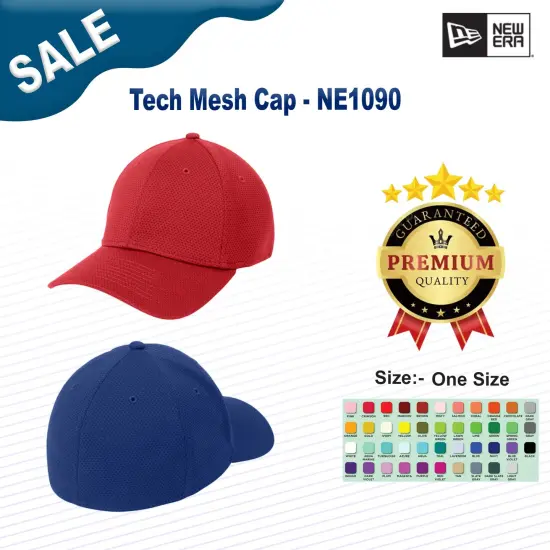 New Era&reg; Tech Mesh Cap League Navy {3}