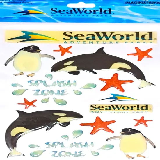 Creative Imaginations SeaWorld Epoxy Stickers {1}