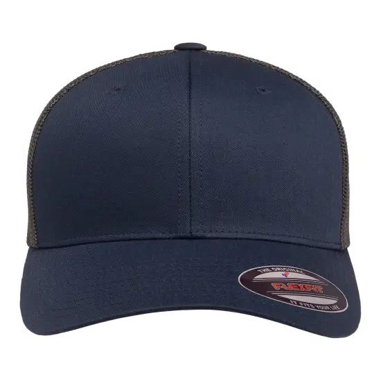 Flexfit&reg; Adult Trucker Cap NAVY/ GRAPHITE {1}