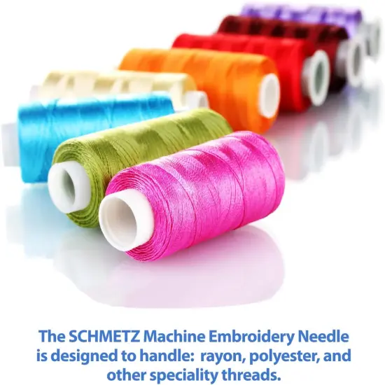 Embroidery Sewing Machine Needles - Precision Needles, Size 75/11, 5-Needle Cards, Pack of 10 {3}