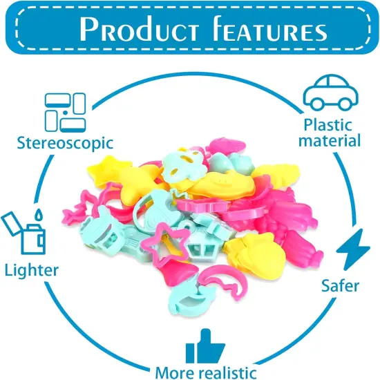 Play Dough Tools & Cutters Set 40 Piece {4}