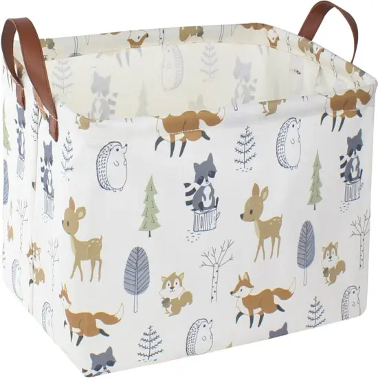 Summer Storage Basket,Collapsible Toys Bin,Books Box,Gift Basket,Room Decor(Animal) {1}