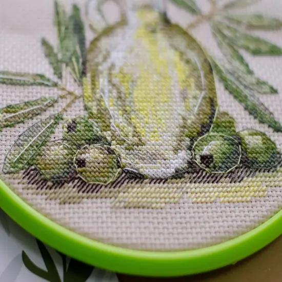Counted Cross stitch kit - Olive aroma {5}