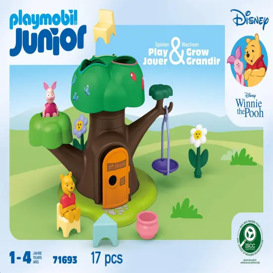 Playmobil Junior & Disney: Winnie The Pooh's & Piglet's Tree House {4}