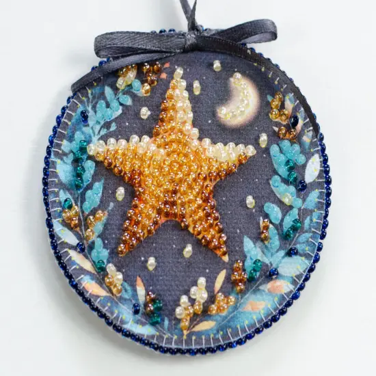 Bead Embroidery Kit Decoration - Star, shine! {4}