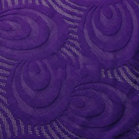 Swirl Lace 4-Way Stretch Nylon Spandex Lace in 6 Colorways Black {7}