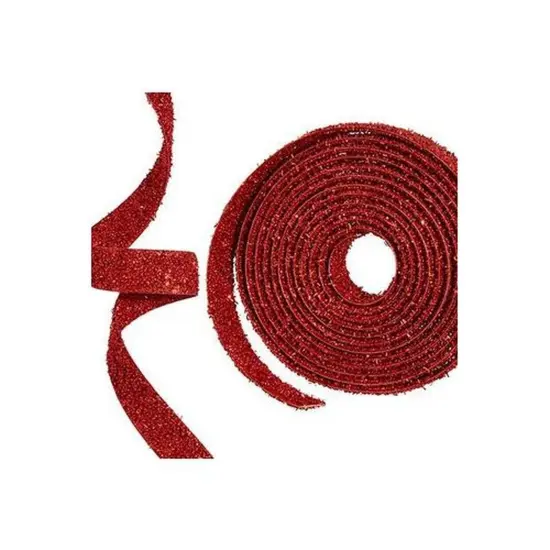 15' Red Beaded Garland {2}