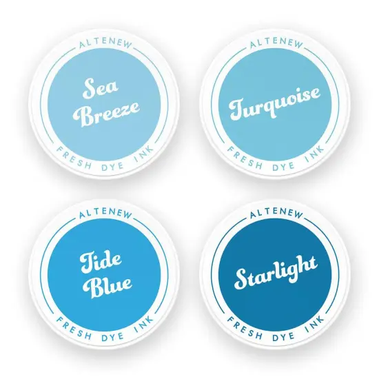 Deep Blue Seas Fresh Dye Ink {2}