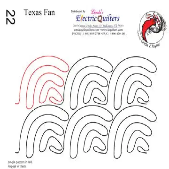022 Texas Fan Pantograph by Linda V. Taylor {1}