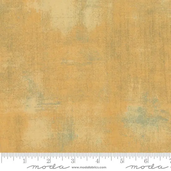 Yellow Gold Grunge BasicsMoutarde 44"/45" Per Yard {1}