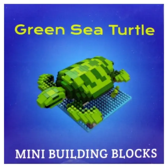Mini Building Blocks - Green Sea Turtle {2}