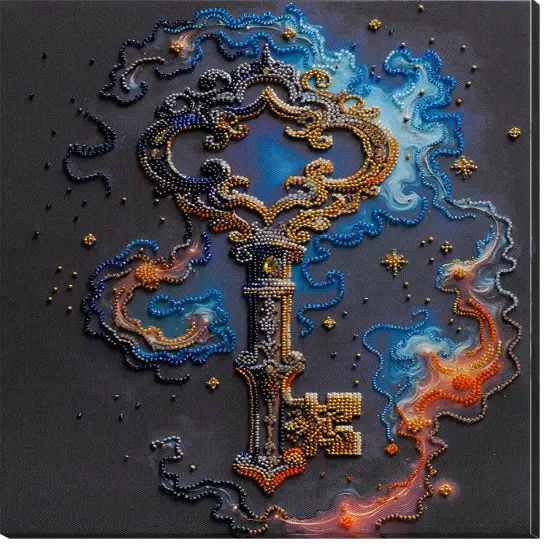 Bead Embroidery Kit - The key to happiness {1}