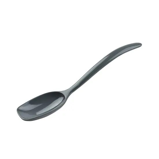Hutzler 7.5-Inch Melamine Mini Solid Spoon Blue {6}