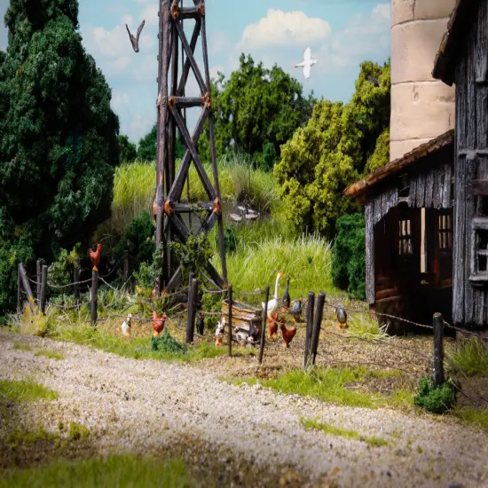 Woodland Scenics Geese And Chickens-HO-Scale {5}