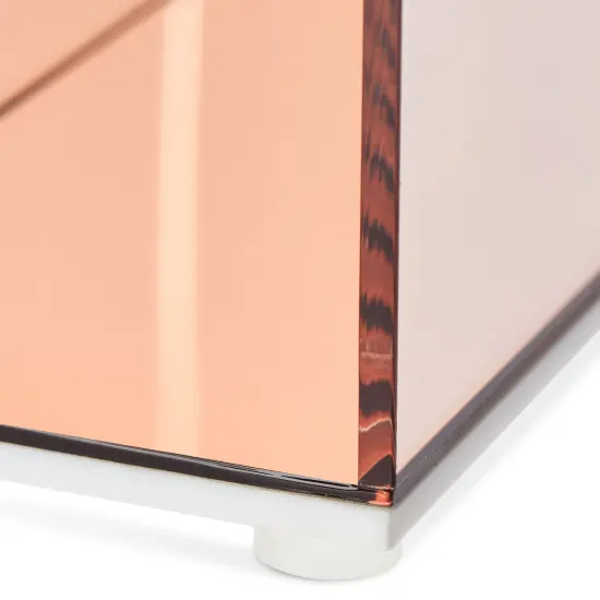 Clear Acrylic File Organizer with 2 Slots, Office Desk Paper, Mail, and Letter Sorter (9 x 5 x 7 In) {7}