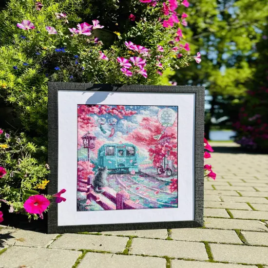 Spring Express R2233 Counted Cross Stitch Kit {2}