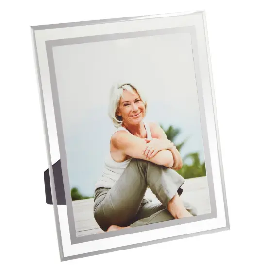 4 Pack 8.5x11 Glass Certificate Frames with Stand for Documents, Diplomas Awards, for Tabletop, Hanging {6}