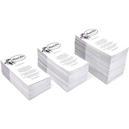 500 Pack Housekeeping Tip Envelopes Bulk, Thank You Envelopes for Cash, Coins, Gratuity for Hotel (3.5x6.5 in) {3}