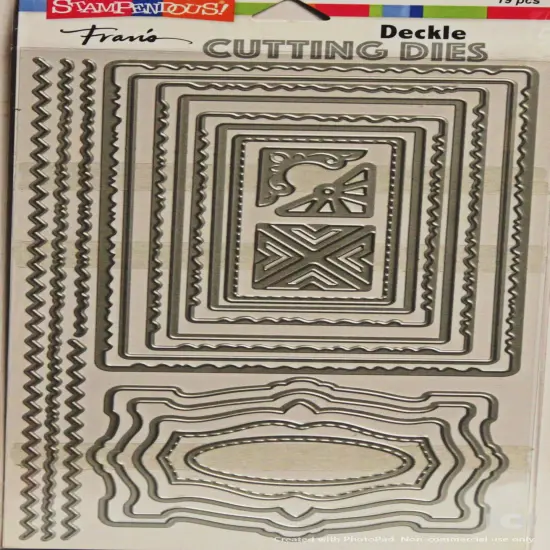 Stampendous Fran's Deckle Cutting Dies Set-19 Pieces {1}