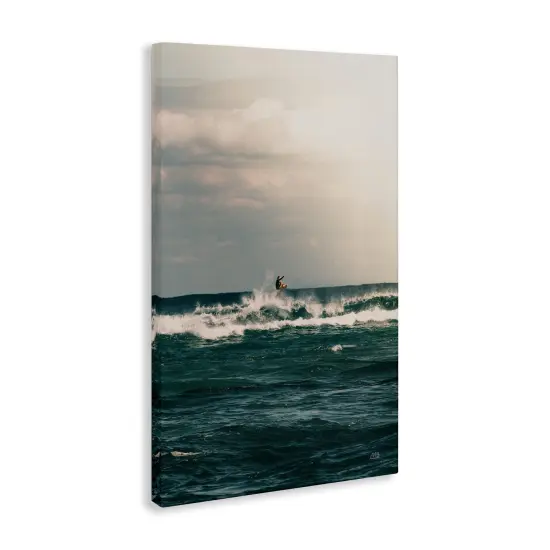 Stupell Industries Ride The Tide Surfer Canvas Wall Art Design by Max Blakesberg Studios {3}