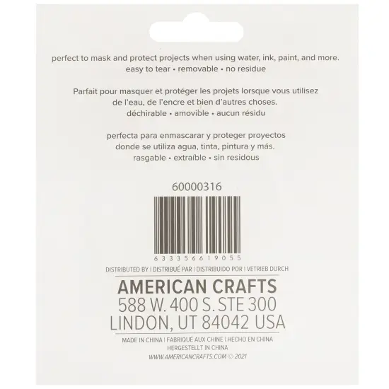 Sticky Thumb Low Tack Mask Tape 11 Yards-0.25" {4}