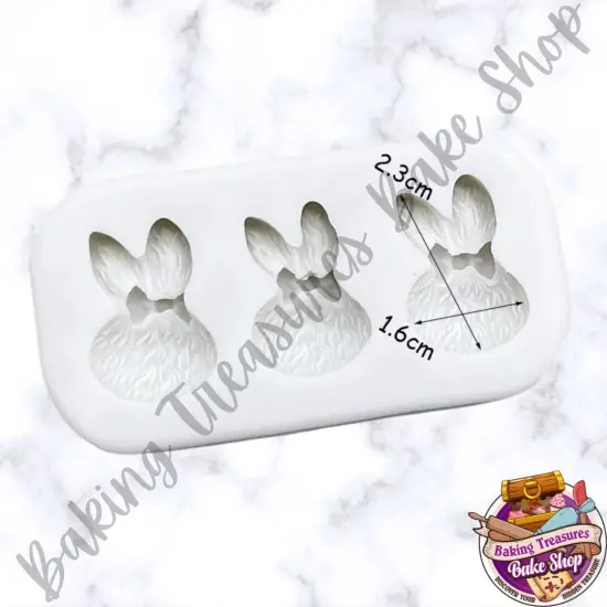 Bunny Trio Silicone Mold {4}