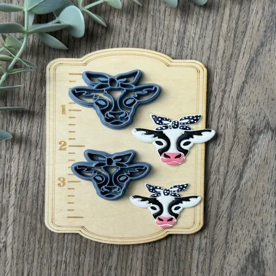 DAIRY COW BANDANA | FARM ANIMAL | CLAY CUTTER {1}