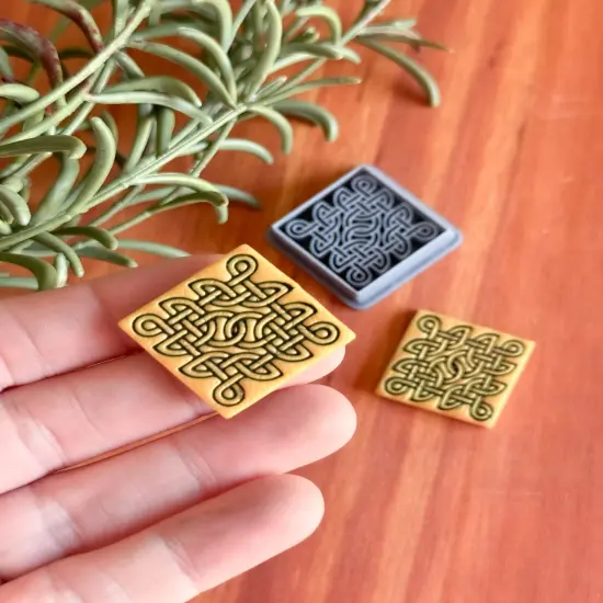 CELTIC SQUARED KNOT | IRISH ST PATRICKS DAY | CLAY CUTTER {3}