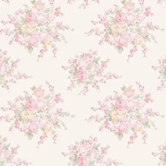 Rachel Ashwell Rose Blossom Pink Wallpaper {2}