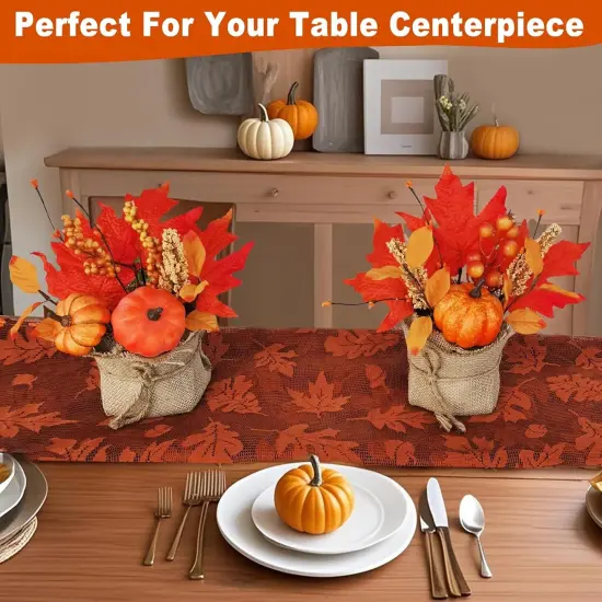 2 Styles Fall Decor 2 Pack 10 Inch Tabletop Fall Tree {3}