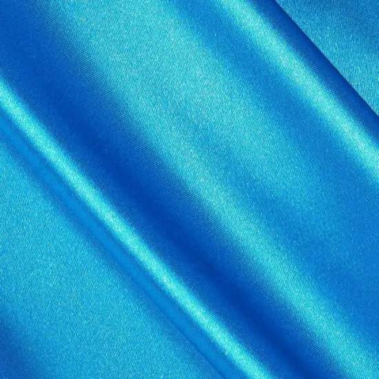 1 Yard Turquoise Satin Charmeuse Fabric, 60&rdquo; Wide, 100% Polyester for Gowns, Decor & Crafts {1}