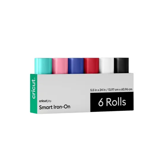 Cricut Joy Smart Iron-On Matless Heat Transfer Vinyl, Twilight Sampler - 5.5 in x 24 in (6 ct) {1}