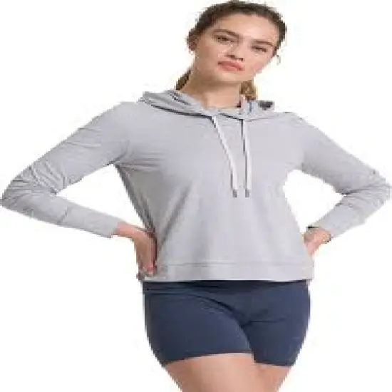 Burnside&reg; Women's Dawn to Dusk Hooded Pullover Heather Charcoal {6}