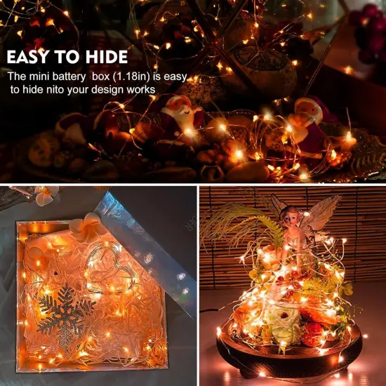 12 Pack LED Fairy String Lights Battery Operated - 7 Feet, 20 LED {3}