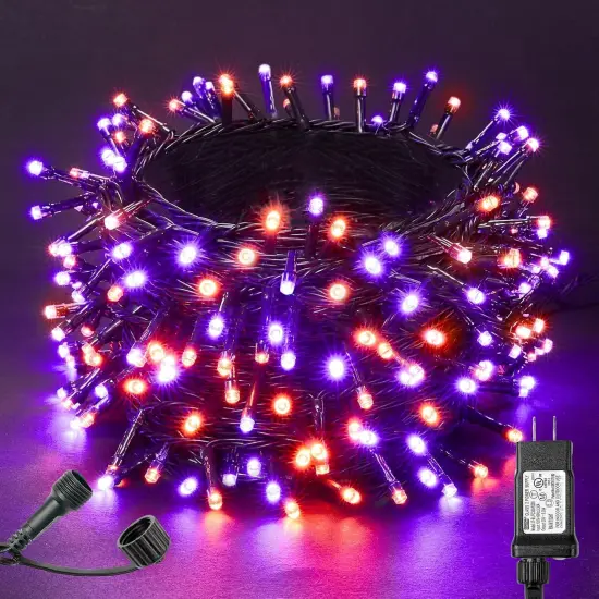 300 LED 108FT Halloween String Lights with 8 Modes {1}