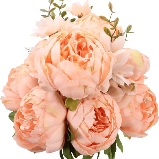 Flowers Artificial Silk Peony Bouquets Wedding Home Decoration {1}