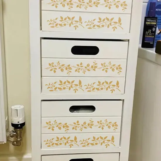 Large Border Flower Stencils {3}