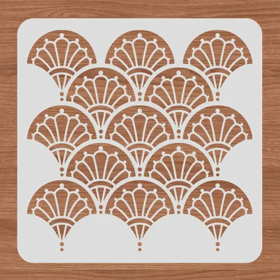 Geometric & Floral Painting Stencils - 12x12 Inch {3}